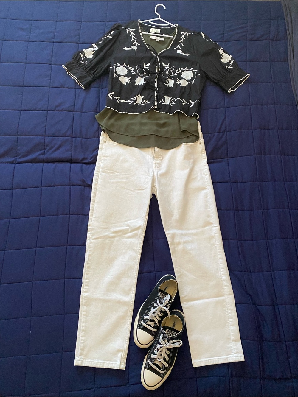 Joie Black Embroidered Tie-Front Bolero Jacket - Picture 9 of 9